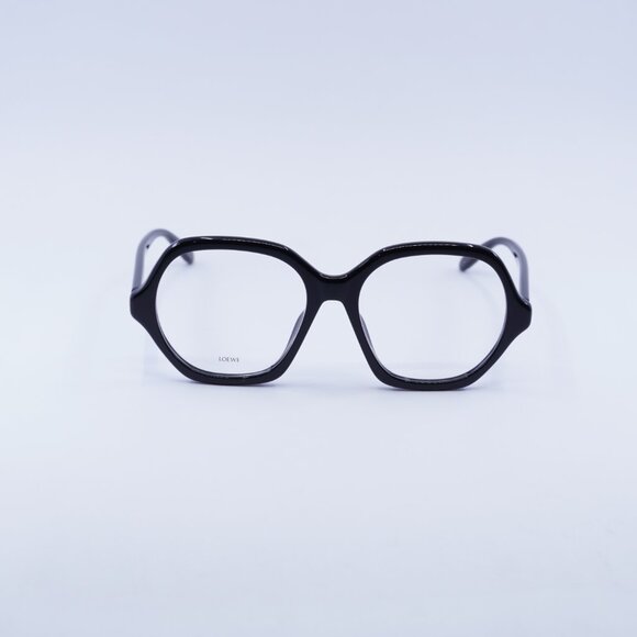 Loewe LW50072I 001 Eyeglasses Black 55mm Geometric Frame - Picture 3 of 10